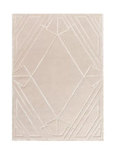 Garsea ivory textured rug